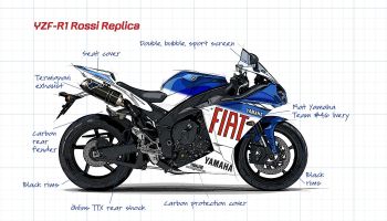 Valentino Rossi replica YZF-R1