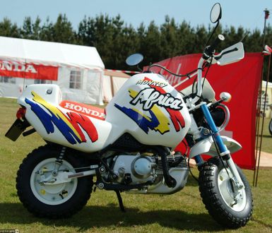 Honda Africa Twin из Honda Monkey