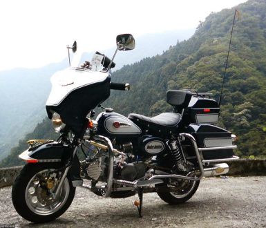 Harley-Davidson Electra Glide Ultra Classic из Honda Monkey