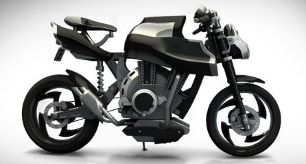Концепт кафе-рейсера от Alp Germaner: Cafe racer concept