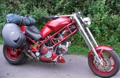 Кастом чоппер Ducati