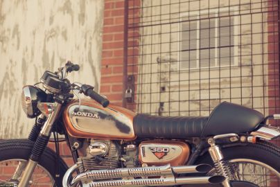 Кастом Brat-Tracker из Honda CL350
