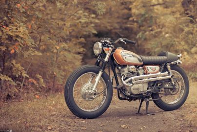 Кастом Brat-Tracker из Honda CL350