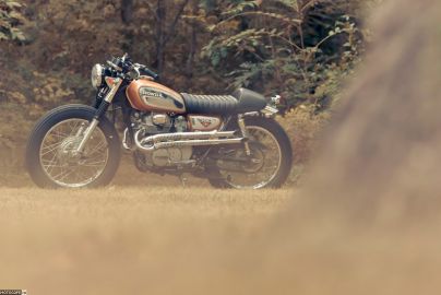 Кастом Brat-Tracker из Honda CL350