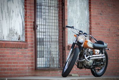 Кастом Brat-Tracker из Honda CL350