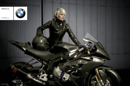 BMW S1000RR supermodel Ann Kathrin Ruhl