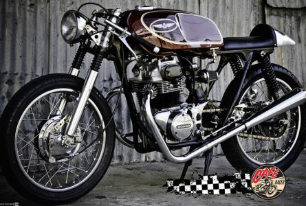 Michael LaFountain. Каферейсер Honda CB350