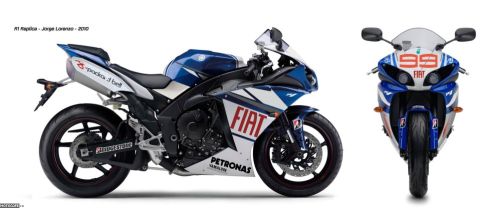 Гоночная реплика Yamaha YZF-R1 Jorge Lorenzo