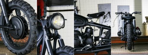 Кастом BMW R60/2 в черном