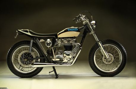 Стрит-трекер Triumph 650 от Рона Пека