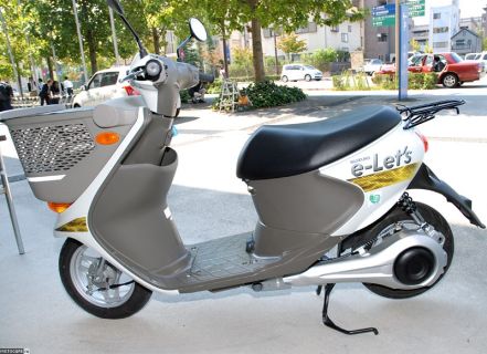 Suzuki выпустила прототип электроскутера e-Let’s в город