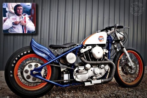 DP Custom Cycles Gulf Bobber – Стив МакКуин был бы доволен 