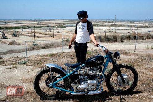 Triumph T120R от El Solitario – испанский винтаж