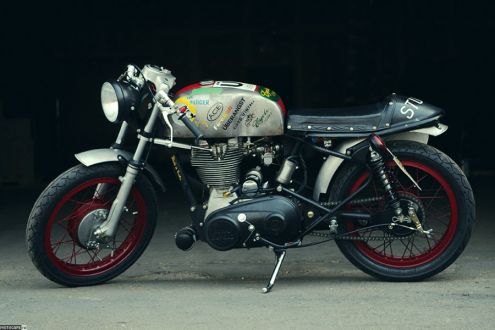 2007 Royal Enfield Bullet в кастоме The Badger