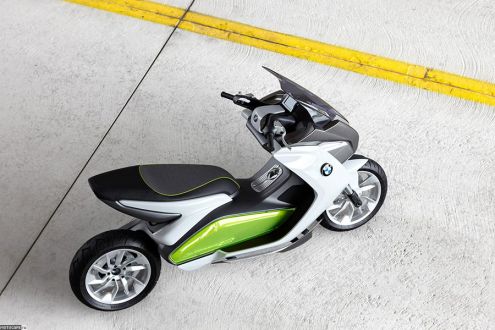 Концепт макси-скутера BMW Concept e
