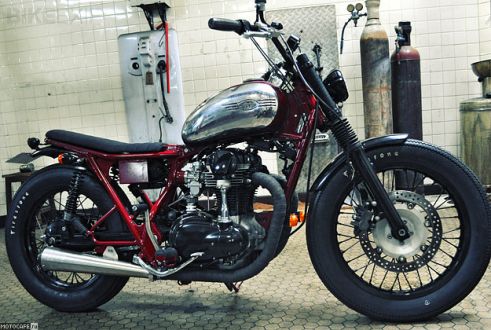 Gentle Tracker от Blitz Motorcycles из Kawasaki W650