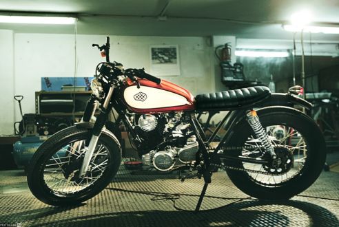 Бойкий городской малыш из Yamaha SR250