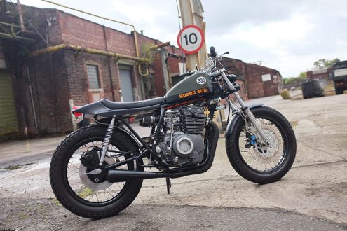 Стрит-трекер на базе Yamaha XS400