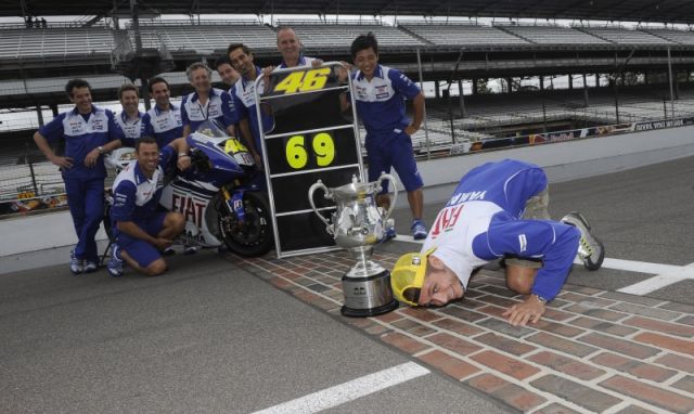 Победа Valentino Rossi на MotoGP 2008 Indianapolis