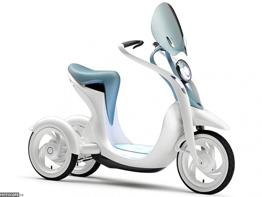 Концепт Yamaha электрический трайк EC-Miu