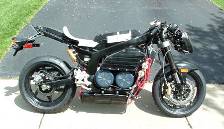 Электрический спортбайк Roehr eSuperbike без обтекателя