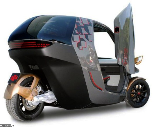 Концептуальный KTM E3W. Трехколесный. Пластиковый. Электрический
