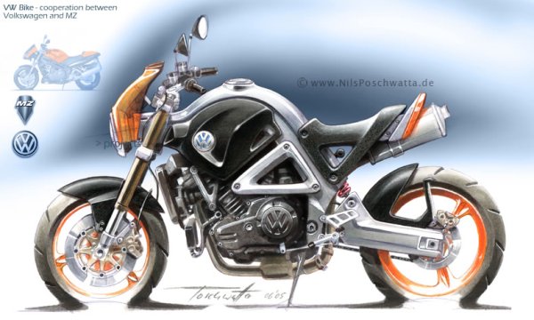 Концепт мотоцикла MZ Volkswagen