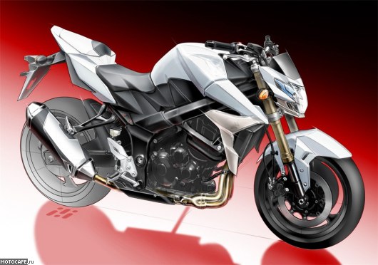 Официальный скетч Suzuki GSR750 2011