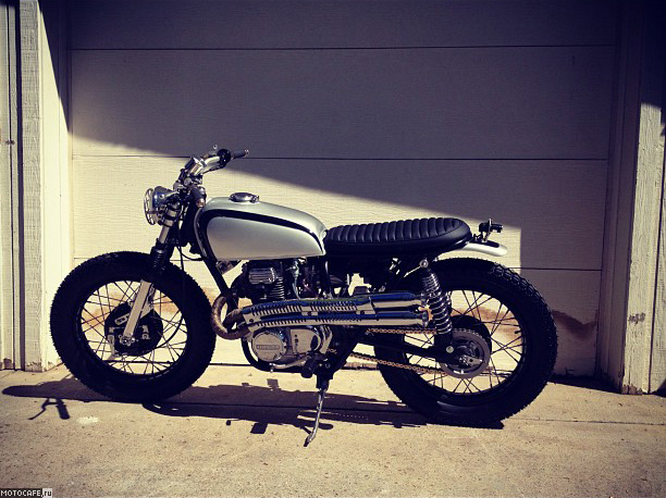 Стильный трекер на базе 1975 Honda CL360