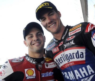 Ben Spies и Michel Fabrizio - WSBK 2009