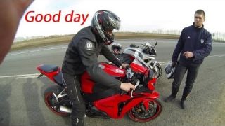 Honda Cbr1000RR, Cbr600RR and VFR800- one of the good days of bikers